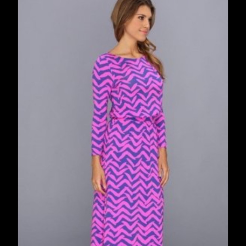 EUC Lilly Pulitzer long sleeve maxi dress